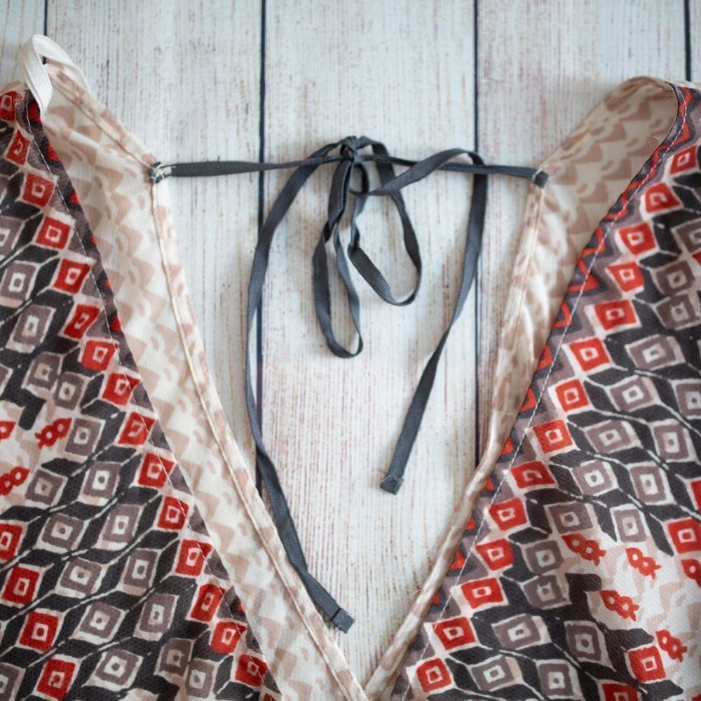 Free People- BOHO Sheer Dress/ Blouse in like new condition. - Picture 2 of 8